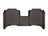 WeatherTech DigitalFit Floor Liners for 2017 2016 2015 2014 Land Rover Range Rover [Covers Rear (2nd) Row, Cocoa] | 474808