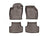 WeatherTech DigitalFit Floor Liners for Audi [Covers Front & Rear Row, Cocoa] | 47496-1-2