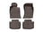WeatherTech DigitalFit Floor Liners for 2019 2018 2017 2016 2015 Cadillac CTS [Covers Front & Rear Row, Cocoa] | 47497-1-3