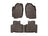 WeatherTech DigitalFit Floor Liners for 2018 2017 2016 Toyota RAV4 [Covers Front & Rear Row, Cocoa] | 47510-1-3