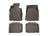 WeatherTech DigitalFit Floor Liners for 2017 2016 2015 2014 2013 Lexus LS460 [Covers Front & Rear Row, Cocoa] | 47514-1-2