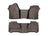 WeatherTech DigitalFit Floor Liners for Chevrolet/GMC [Covers Front & Rear Row, Cocoa] | 475431-475424