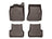 WeatherTech DigitalFit Floor Liners for Audi [Covers Front & Rear Row, Cocoa] | 475641-473742
