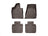 WeatherTech DigitalFit Floor Liners for 2016 2015 2014 Maserati Quattroporte [Covers Front & Rear Row, Cocoa] | 47565-1-2