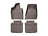 WeatherTech DigitalFit Floor Liners for 2016 2015 2014 Maserati Quattroporte [Covers Front & Rear Row, Cocoa] | 47565-1-4