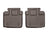 WeatherTech DigitalFit Floor Liners for 2019 2018 2017 2016 2015 2014 Maserati Quattroporte [Covers Rear (2nd) Row, Cocoa] | 475654