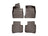 WeatherTech DigitalFit Floor Liners for Mercedes-Benz [Covers Front & Rear Row, Cocoa] | 47571-1-2
