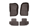 WeatherTech DigitalFit Floor Liners for Wrangler/Wrangler JK [Covers Front & Rear Row, Cocoa] | 47573-1-3