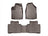 WeatherTech DigitalFit Floor Liners for 2020 2019 2018 2017 2016 2015 2014 Acura MDX [Covers Front & Rear Row, Cocoa] | 47576-1-2