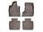 WeatherTech DigitalFit Floor Liners for 2016 2015 2014 Maserati Quattroporte [Covers Front & Rear Row, Cocoa] | 476101-475652