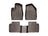 WeatherTech DigitalFit Floor Liners for 2017 2016 2015 Chrysler 200 [Covers Front & Rear Row, Cocoa] | 47689-1-2