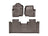 WeatherTech DigitalFit Floor Liners for 2022 2021 2020 2019 2018 2017 2016 2015 Ford F-150 [Covers Front & Rear Row, Cocoa] | 47697-1-3