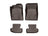 WeatherTech DigitalFit Floor Liners for 2022 2021 2020 2019 2018 2017 2016 2015 Ford Mustang [Covers Front & Rear Row, Cocoa] | 47699-1-2