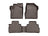 WeatherTech DigitalFit Floor Liners for 2017 2016 2015 Nissan Murano [Covers Front & Rear Row, Cocoa] | 47756-1-2