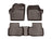 WeatherTech DigitalFit Floor Liners for 2019 2018 2017 2016 2015 Land Rover Discovery Sport [Covers Front & Rear Row, Cocoa] | 47796-1-2