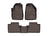 WeatherTech DigitalFit Floor Liners for 2021 2020 2019 Jeep Cherokee [Covers Front & Rear Row, Cocoa] | 478331-4716232