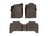 WeatherTech DigitalFit Floor Liners for 2017 2016 Toyota Tacoma [Covers Front & Rear Row, Cocoa] | 47872-1-2