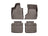 WeatherTech DigitalFit Floor Liners for 2019 2018 2017 2016 Maserati Quattroporte [Covers Front & Rear Row, Cocoa] | 478821-475654