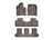 WeatherTech DigitalFit Floor Liners for RX350L/RX450hL [Covers Front & Both Rear Rows, Cocoa] | 47886-1-2-3