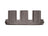 WeatherTech DigitalFit Floor Liners for RX350L/RX450hL [Covers Rear (3rd) Row, Cocoa] | 478863