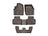 WeatherTech DigitalFit Floor Liners for Q7/SQ7 [Covers Front & Both Rear Rows, Cocoa] | 47887-1-2-3
