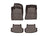 WeatherTech DigitalFit Floor Liners for Audi [Covers Front & Rear Row, Cocoa] | 47937-1-2