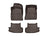 WeatherTech DigitalFit Floor Liners for Audi [Covers Front & Rear Row, Cocoa] | 47937-1-4