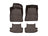 WeatherTech DigitalFit Floor Liners for A5 Quattro/S5 [Covers Front & Rear Row, Cocoa] | 47937-1-5