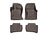 WeatherTech DigitalFit Floor Liners for F-Pace/Range Rover Velar [Covers Front & Rear Row, Cocoa] | 47963-1-2