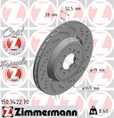 Zimmermann 150.3422.70 Disc Brake Rotor - Front Right
