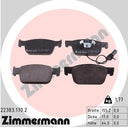 Zimmermann 22383.170.2 Disc Brake Pad Set - Front