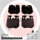 Zimmermann 22392.195.1 Disc Brake Pad Set - Front