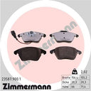 Zimmermann 23587.900.1 Disc Brake Pad Set - Front