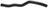 Gates 12052 HVAC Heater Hose - Heater Inlet