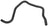 Gates 12136 HVAC Heater Hose - Heater (Upper)