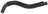 Gates 12137 HVAC Heater Hose - Throttle Body Inlet