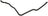 Gates 18018 HVAC Heater Hose - Tee To Radiator Pipe