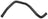 Gates 18148 HVAC Heater Hose - Heater Outlet