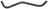 Gates 18197 HVAC Heater Hose - Pipe-1 To Throttle Body