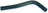 Gates 18480 HVAC Heater Hose - Auxiliary Heater Pipe-7 To Auxiliary Heater Pipe-8