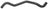 Gates 18513 HVAC Heater Hose - Heater Inlet