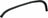 Gates 19120 HVAC Heater Hose - Heater To Engine (Upper)
