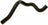 Gates 19423 HVAC Heater Hose - Heater Inlet