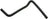 Gates 19445 HVAC Heater Hose - Heater To Tee