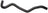 Gates 19587 HVAC Heater Hose - Heater Inlet