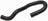 Gates 19594 HVAC Heater Hose - Engine To Tee or Heater Outlet