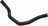 Gates 19723 HVAC Heater Hose - Engine To Heater, Heater To Engine (Lower) or Valve To Engine
