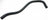 Gates 19812 HVAC Heater Hose - Reservoir To Radiator or Reservoir To Radiator - Supply
