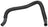 Gates 19919 HVAC Heater Hose - Motor To Inverter