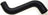 Gates 20786 Radiator Coolant Hose - Upper, Upper - Engine To Pipe or Upper - Radiator To Pipe